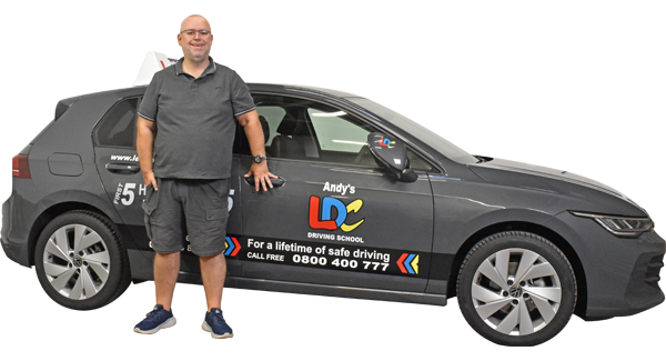 Andrew Sineath's driving school car